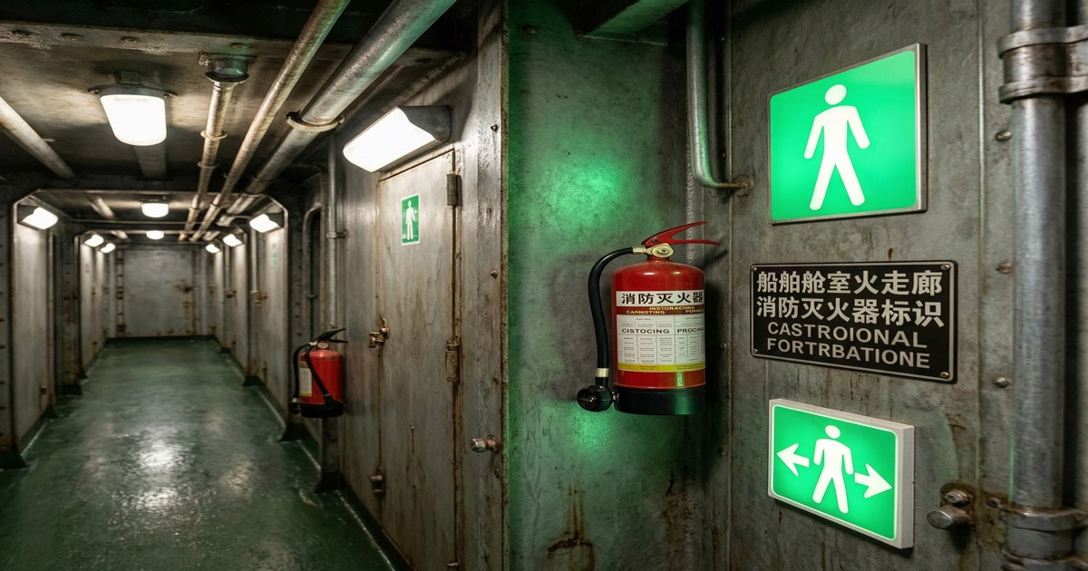 船舶消防安全标识怎么选?报警、灭火、消火栓标志的材质与标准对比指南——博盾工业