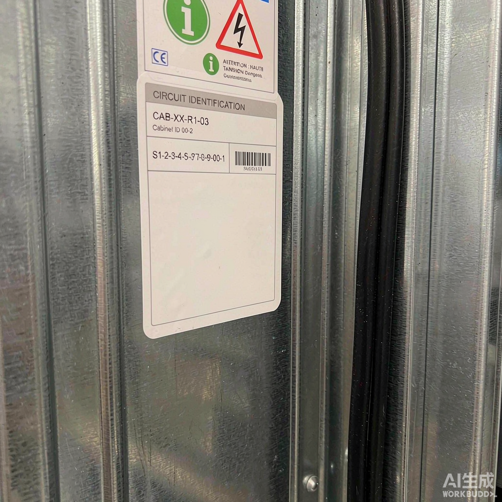 数据机房UPS室标识布局